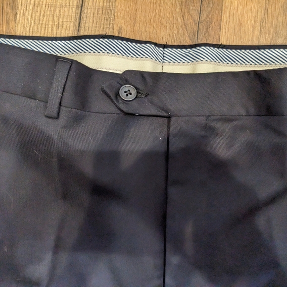 NWOT Kirkland Signature Men's Pleated Italian Wool Dress Slacks 38 x 29 - Picture 5 of 15